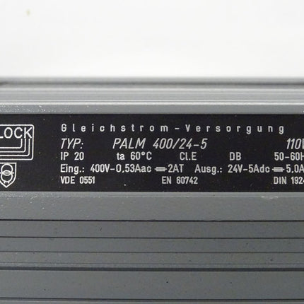 Block Gleichstromversorgung PALM 400/24-5 / 110W