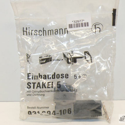 Hirschmann 931694-106 Einbaudose Stakei 5 | Maranos GmbH