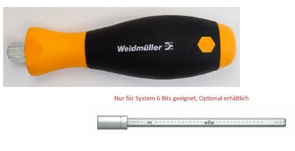 Wiha SoftFinish® Handgriff 281/ 6mm Kombiklingen für SYSTEM 6 (Weidmüller druck) - Maranos.de