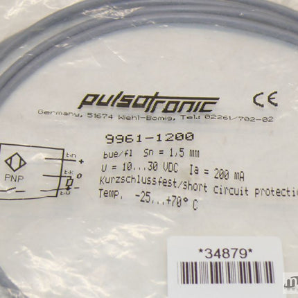 NEU-Versiegelt Pulsotronic 9961-1200 Induktiver Nährungsschalter