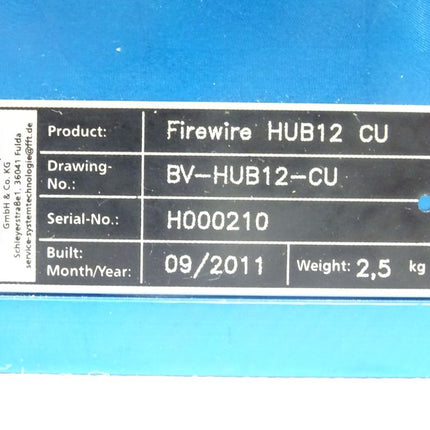 Edag HUB12 CU Firewire Vario Gauge LWL-Hub