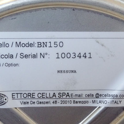 Wika Ettore Cella BN150 Manometer 0-4bar / Neu