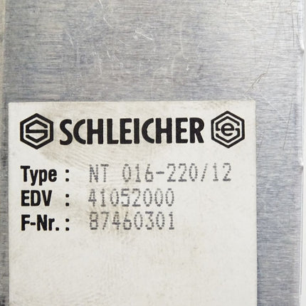 Schleicher NT016-220/12 41052000 Netzteil - Maranos.de
