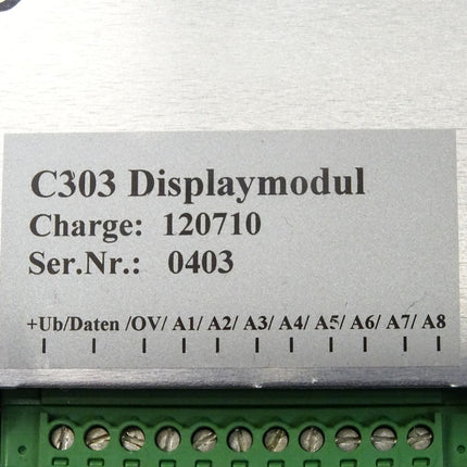 C303 Displaymodul 120710 / EMS driver