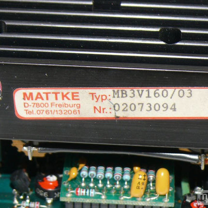 Mattke MB3V160/03 Quadranten Regler 02073094 | Maranos GmbH