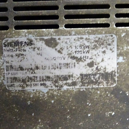 Siemens 6SN1111-0AA01-2FA0 Netzfilter 120kW / 6SN1 111-0AA01-2FA0