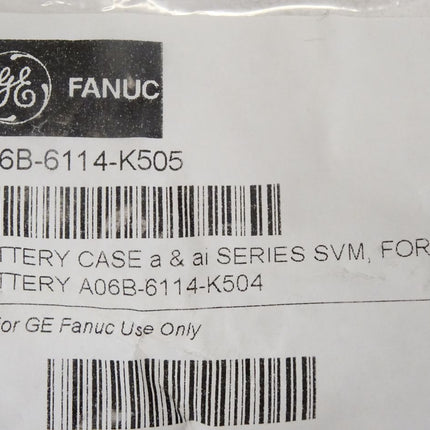 Fanuc Battery case A06B-6114-K505 / Neu OVP