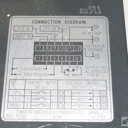 Omron Digital Counter H7M-4DM / H7M-4D M
