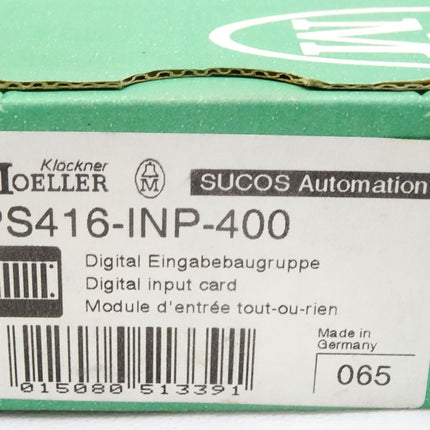 Klöckner Moeller PS416-INP-400 Digital Eingabebaugruppe / Neu OVP - Maranos.de