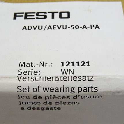 Festo Verschleißteile 121121 ADVU / AEVU-50-A-PA  / Neu OVP - Maranos.de