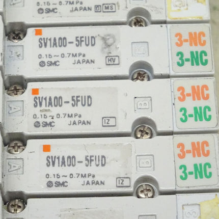 SMC SV1-LFI007 Ventilinsel mit 8x SV1A00-5FUD
