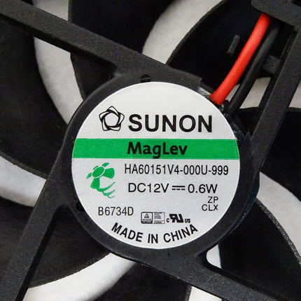 Sunon MagLev HA60151V4-000U-999 Axial Lüfter 12VDC / 0,6W ca. 60x60mm