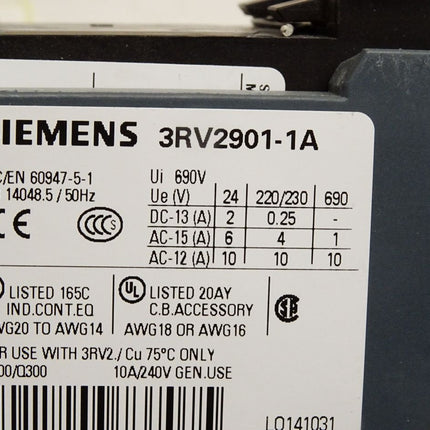 Siemens Sirius 3RV2021-4BA25 Leistungsschalter - Maranos.de