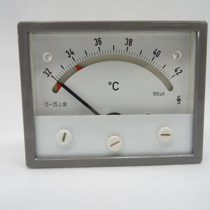 Analoganzeige Thermometer 32-42 Grad Celsius Messgerät NEU