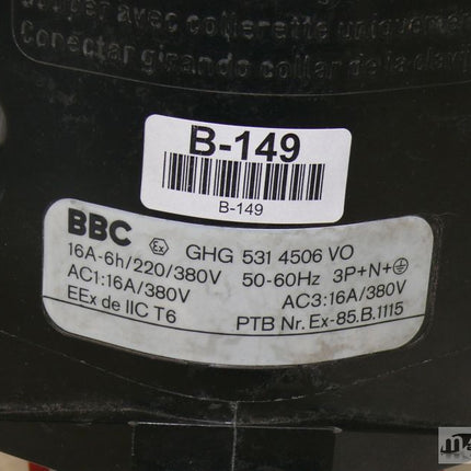 BBC GHG 531 4506 VO Explosionsgeschütz GHG5314506 VO | Maranos GmbH
