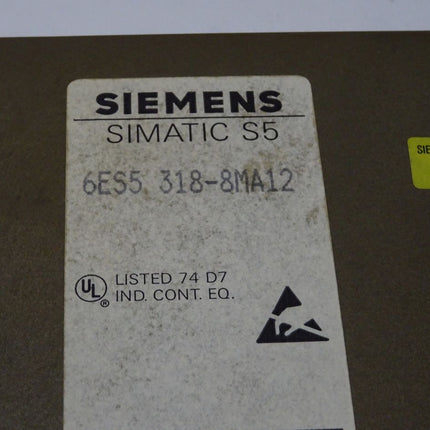 Siemens 6ES5318-8MA12 Simatic S5 6ES5 318-8MA12