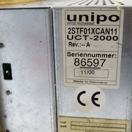 Unipo® UCT2000 / 2STF01XCAN11 UCT-2000 / Panel