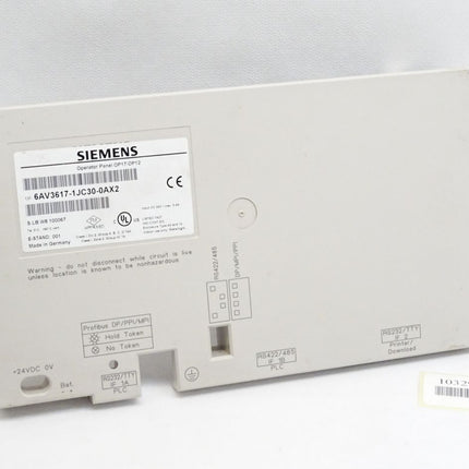 Siemens Backcover Rückschale Panel OP17-DP12 6AV3617-1JC30-0AX2 6AV3 617-1JC30-0AX2 - Maranos.de