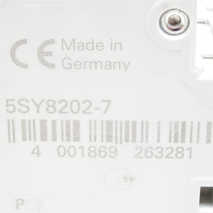 Siemens Leitungsschutzschalter 5SY82 MCB C2 5SY8202-7