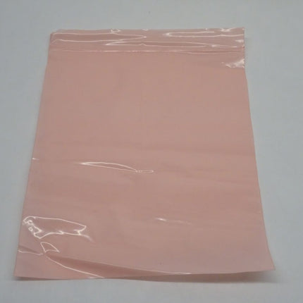 100x Druckverschlußbeutel rosa Folienbeutel ESD 250x300mm antistatisch