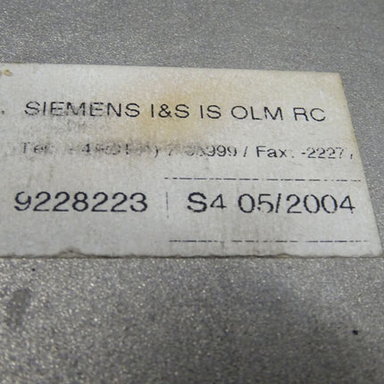 Siemens Simovert VC 6SE7016-1TA20 Wechselrichter / DC Inverter