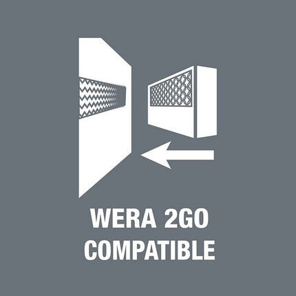 Wera 05004357001 2go 2 XL Tool Container Universal Werkzeugtasche unbestückt 330 x 455 x 170 mm - Maranos.de