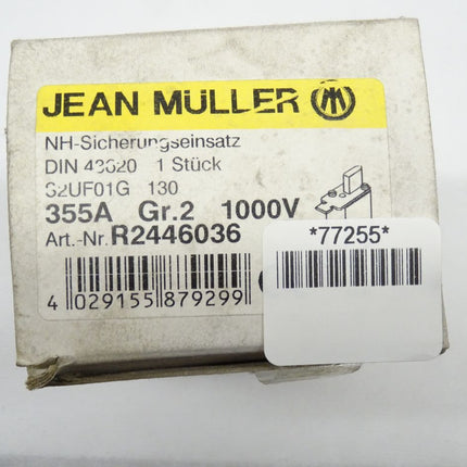Jean Müller 355A-aR / 1000V/150kA S2üf01G/130/355A/1000V HLS 2 NEU-OVP