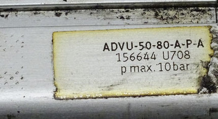 Festo ADVU-50-80-A-P-A Zylinder 10 bar 156644 Pneumatikzylinder Kompaktzylinder Druckluftzylinder
