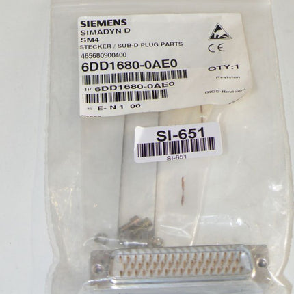 NEU-OVP Siemens 6DD1680-0AE0 Simadyn D SM4 6DD1 680-0AE0 Stecker Plug Parts