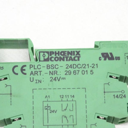 Phoenix Contact 2967015 PLC-BSC-24DC/21-21 used