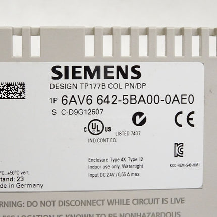 Siemens Backcover Rückschale Panel TP177B Color 6AV6642-5BA00-0AE0 6AV6 642-5BA00-0AE0 - Maranos.de