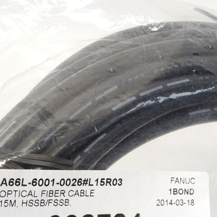 Fanuc Optical Fiber Cable A66L-6001-0026#L15R03 / Neu OVP - Maranos.de