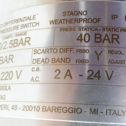 Wika Ettore Cella DW496DS Differenzdruckschalter 0/2.5bar / Neu