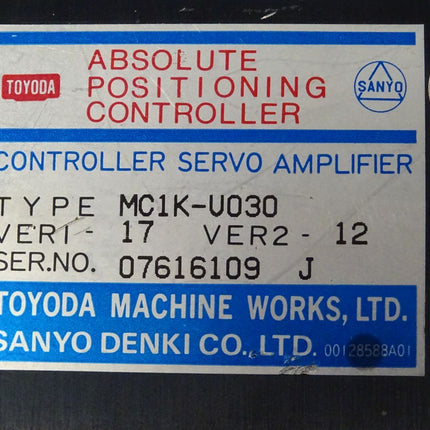 Toyoda MC1K-V030 absoluter Positionierungskontroller  MC1KV030 / Ver. 17 / 12