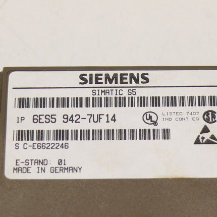 Siemens Simatic S5 6ES5942-7UF14 / 6ES5 942-7UF14 OVP