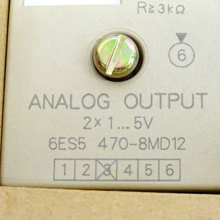 Siemens Analog Output 6ES5470-8MD12 6ES5 470-8MD12 / Neu OVP - Maranos.de