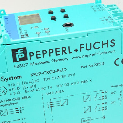 Pepperl+Fuchs 231213 KFD2-CRG2-Ex1.D Transmitterspeisegerät - Maranos.de