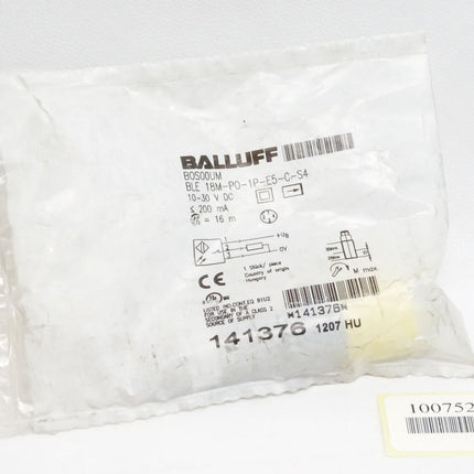 Balluff Sensor BOS00UM BLE 18M-PO-1P-E5-C-S4 18M-P0-1P-E5-C-S4 / Neu OVP - Maranos.de