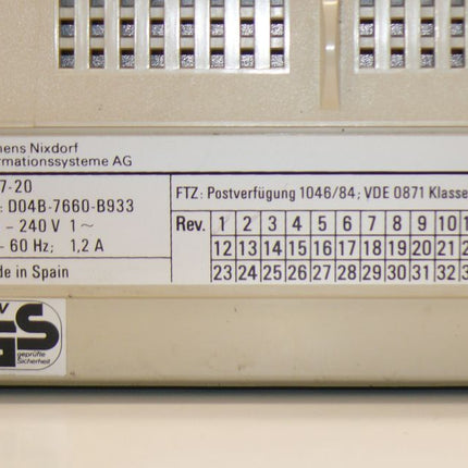 Siemens 9097-20 Nixdorf Drucker D04B-7660-B933