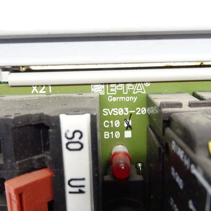 E-T-A SVS03-20 C10 Adapter-P10-A12-A50 Stromverteilungssystem bestückt