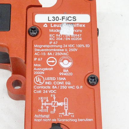 Leuze Lumiflex L30-F/CS Verriegelungsschalter / NEU