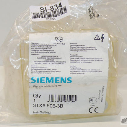 Neu-OVP: Siemens 3TX6506-3B Klemmabdeckung M6 3TX6 506-3B Transparent Abdeckung