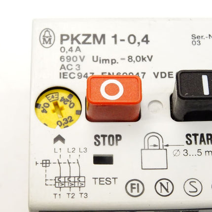 Moeller PKZM1-0,4 Motorschutzschalter
