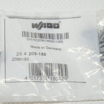 25 Stück WAGO Kontakttechnik Adapter 209-185 Bezeichnungsmaterial Kunststoff