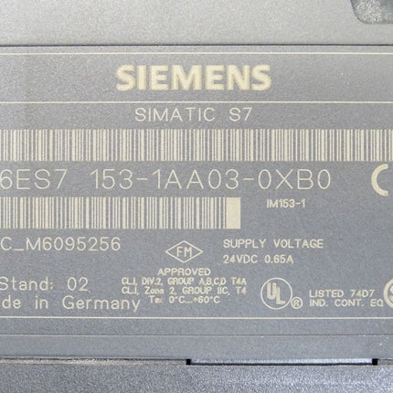 Siemens ET200M Im153-1 6ES7153-1AA03-0XB0 6ES7 153-1AA03-0XB0 / Neu OVP