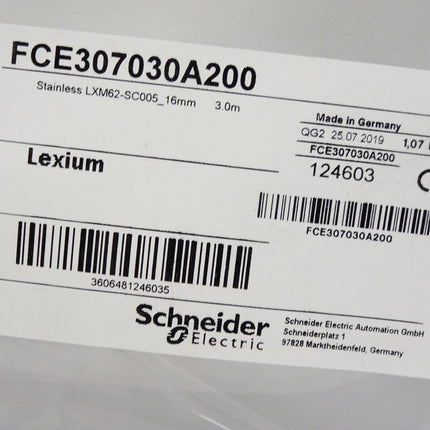 Schneider Electric FCE307030A200 LXM62-SC005_16mm Kabel 3m Lexium / Neu OVP - Maranos.de