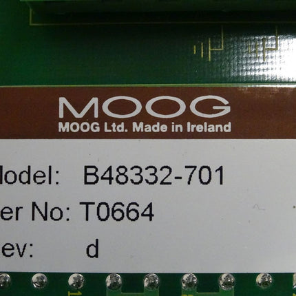 Moog Ltd B48332-701 Rev: d Platine Backcover