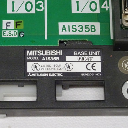 Mitsubishi A1S35B Base Unit Montageplatte Basiseinheit