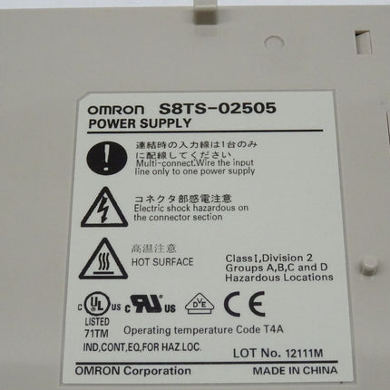 Omron S8TS-02505 Stromversorgung Power Supply