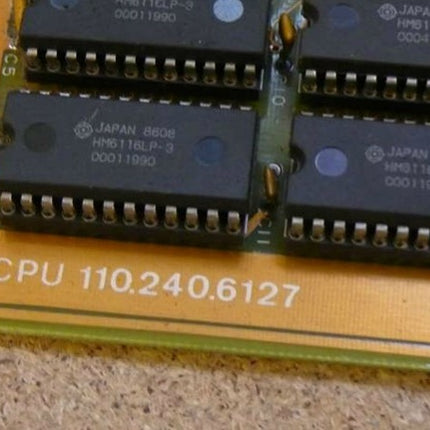 Netstal Board CPU 110.240.6127 / 110.240.6128c